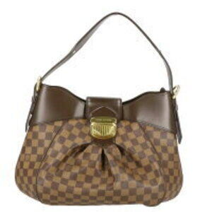 Louis Vuitton Sistine Damier Ebene Shoulder Bag Brown